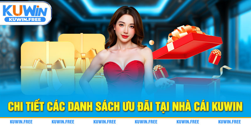 Chi tiết các danh sách ưu đãi tại nhà cái Kuwin